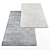 Modern Style Rugs Set 3D model small image 3