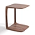 Handcrafted Wood Side Table 3D model small image 1