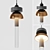 Modern Quri Pendant Light 3D model small image 1