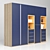 Spacious 2.5m Wardrobe 3D model small image 5