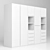 Spacious 2.5m Wardrobe 3D model small image 7