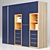 Spacious 2.5m Wardrobe 3D model small image 10