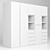 Spacious 2.5m Wardrobe 3D model small image 11