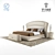 Turri Vogue Bed Set - Elegant Italian Furniture Set 3D model small image 4