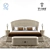 Turri Vogue Bed Set - Elegant Italian Furniture Set 3D model small image 5