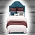 Dreamy Space Bed: Perfect for Kids 3D model small image 4