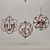 Elegant Triple Chandelier Orb 3D model small image 2