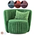 Elegant Comfort Armchair 3D model small image 1