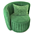 Elegant Comfort Armchair 3D model small image 2