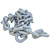 Rustproof Chain with 51 Links 3D model small image 4