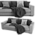 BoConcept Cenova Compact: Modern, Stylish, and Versatile 3D model small image 3