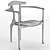 Barcelona Design Gaulino Chair: Stylish, Compact, Comfortable 3D model small image 5