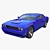 Muscle Car Challenger: Sleek and Powerful 3D model small image 1