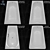 Luxurious Enameled Cast Iron & Acrylic Bathtubs 3D model small image 1