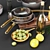 Elegant Kitchen Décor Set 3D model small image 2