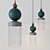 Quri Pendant Light: Elegant and Adjustable 3D model small image 2