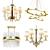 Modern Chandeliers Collection 3D model small image 1