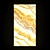 Title: Glowing Yellow Onyx Wall Panel 3D model small image 1