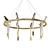 Modern Chandelier Collection: Set of 6 3D model small image 2