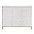 Modern Wood Multi Cupboard with 3 Doors 3D model small image 2