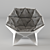 Geometry Luxe Chair 3D model small image 2