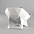 Geometry Luxe Chair 3D model small image 3