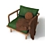 Ethnic Dreamer Armchair by Pop & Scott 3D model small image 2