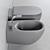 Ceramica Flaminia LO Wall-Hung WC: Sleek and Stylish Basin 3D model small image 2