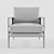 Chic Cane Accent Armchair 3D model small image 4