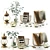 Elegant Hair & Fur Decor Set 3D model small image 3