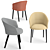 Modern Copa Wooden Base Chair 3D model small image 2