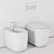 Ceramica Flaminia Mono WC Set 3D model small image 5