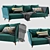 Elegant Germyn Sofa: Stylish Comfort 3D model small image 1