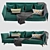 Elegant Germyn Sofa: Stylish Comfort 3D model small image 2