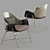 Luxury Leather Armchair: Roma Collection 3D model small image 2