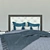 Sleek Contemporary Bed 3D model small image 3