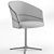 Viccarbe Copa Flat Swivel Chair 3D model small image 3