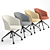 Stylish Copa Office Chair 3D model small image 1