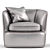 Stylish Maxalto Apollo Armchair 3D model small image 5