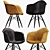 Modern Lucia Leather Armchair 3D model small image 2