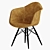 Modern Lucia Leather Armchair 3D model small image 4