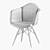 Modern Lucia Leather Armchair 3D model small image 5