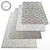 Modern Style Rug Set + 5 Extra Textures 3D model small image 1