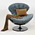 Jetsons Armchair: Modern, Stylish, and Luxurious! 3D model small image 3