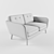 Elegant and Comfortable John Lewis Arlo 3D model small image 4
