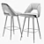 Avorio bar stool by Eichholtz: Elegant and Versatile 3D model small image 4