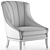 Heritage Limited Edition Armchair 3D model small image 4