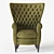 Elegant Bergere Armchair by Annibale Colombo 3D model small image 2