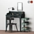 Modern IKEA Dressing Table Set 3D model small image 1