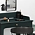 Modern IKEA Dressing Table Set 3D model small image 3